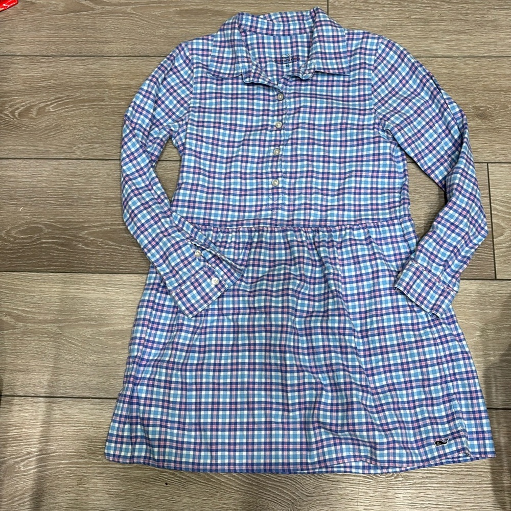 Vineyard Vines flannel dress size 10